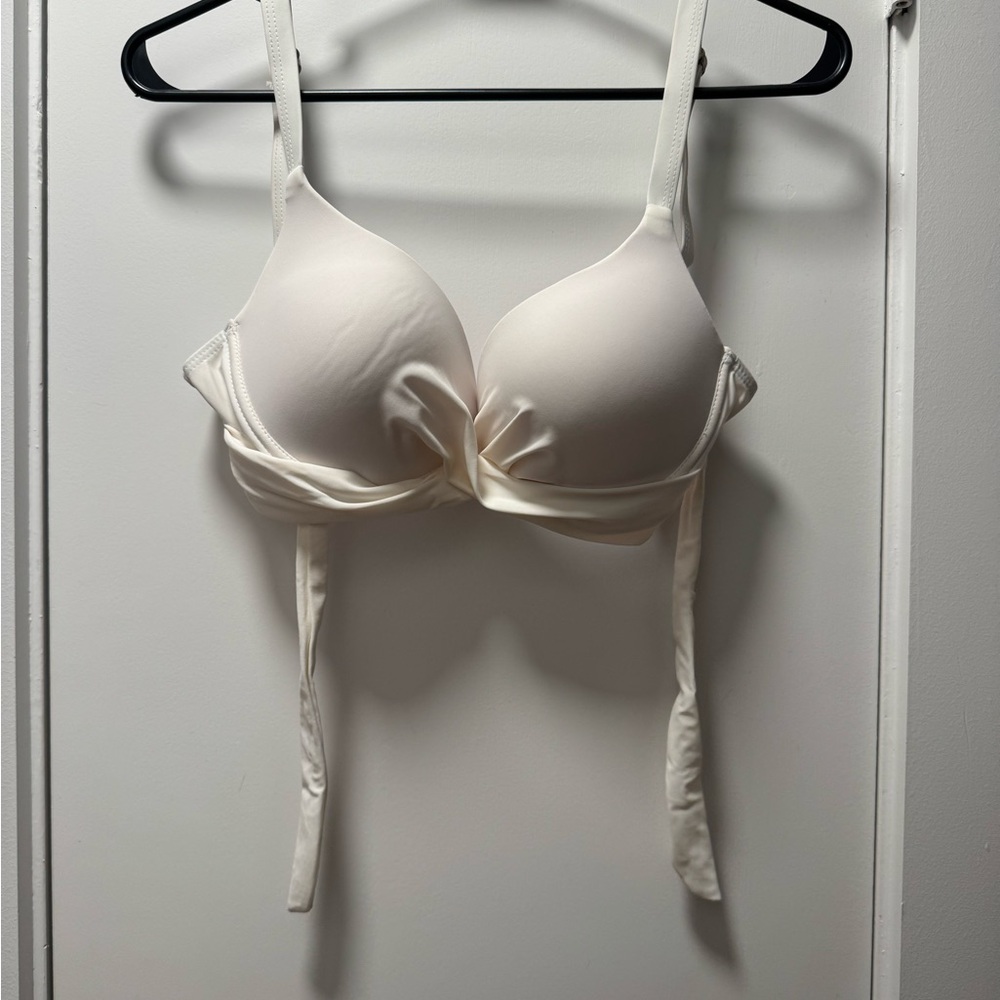 Zaful White Bikini Top Only